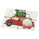 Moses Πετσέτα Κουζίνας από Βαμβάκι Driving Home For Christmas (50x70 cm)