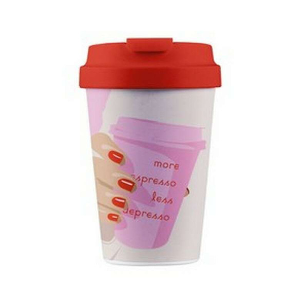 Οικολογική Κούπα Bioloco Plant Easy Cup More Espresso 350ml (BPE129)