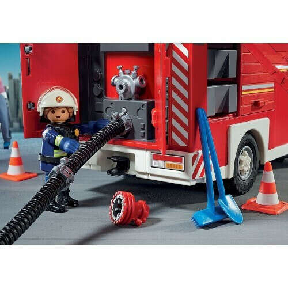 Playmobil Αρχηγείο και Όχημα Πυροσβεστικής (71603)