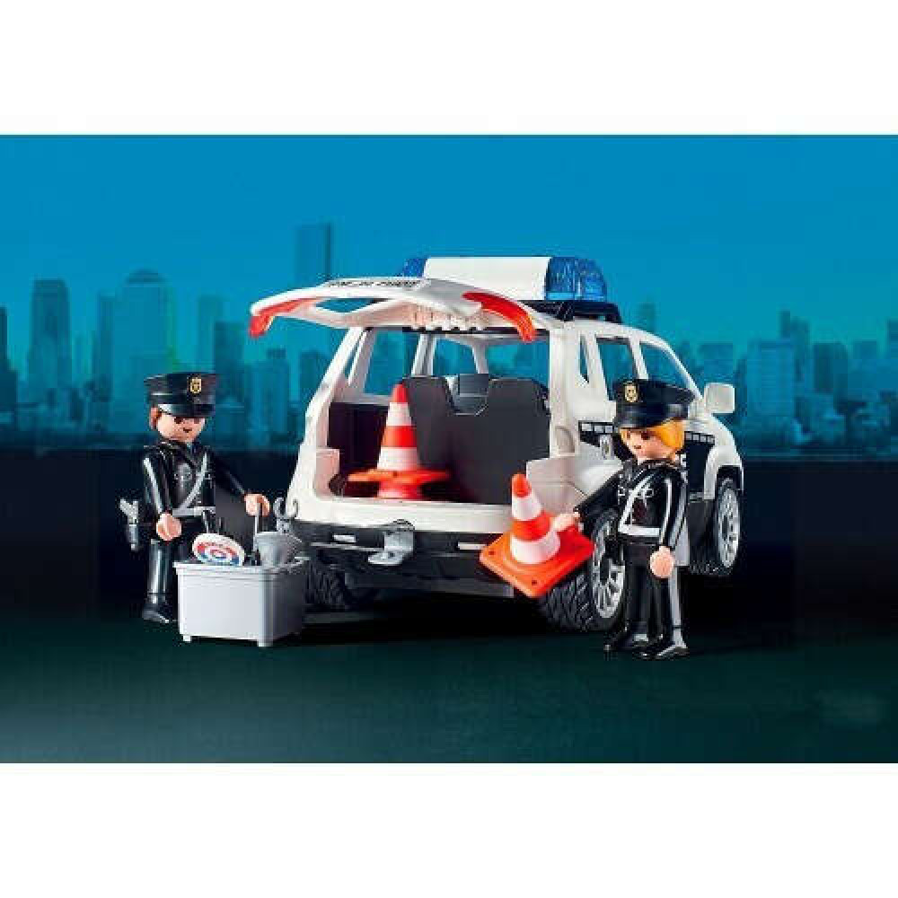 Playmobil Αστυνομικό τμήμα με περιπολικό και ελικόπτερο (71602)