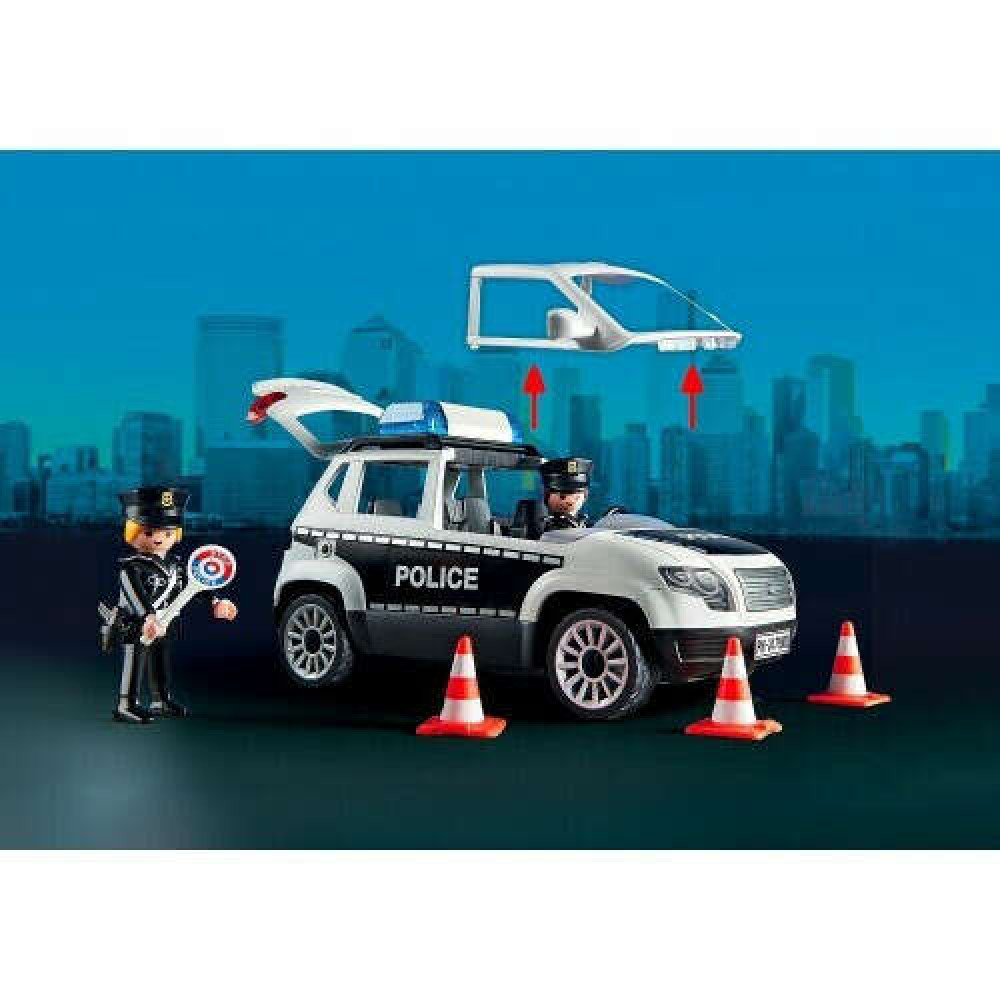 Playmobil Αστυνομικό τμήμα με περιπολικό και ελικόπτερο (71602)
