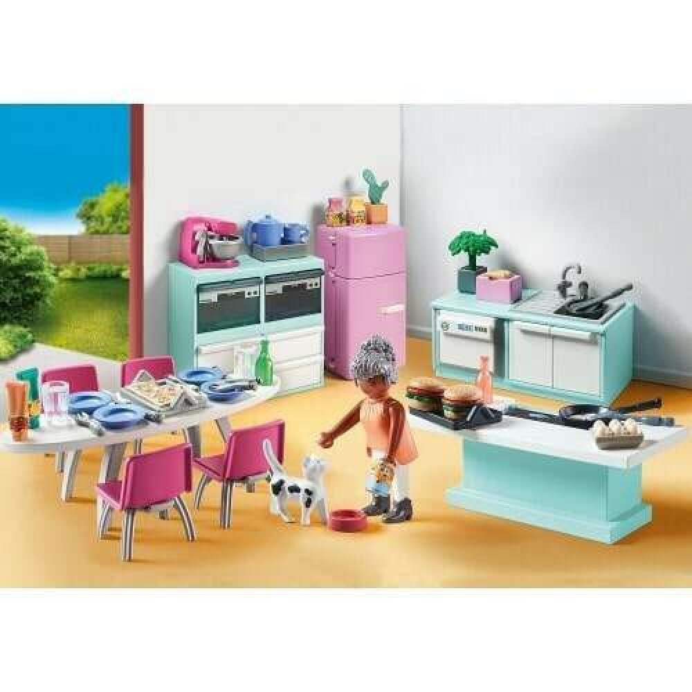 Playmobil Μοντέρνα κουζίνα με τραπεζαρία (71608)