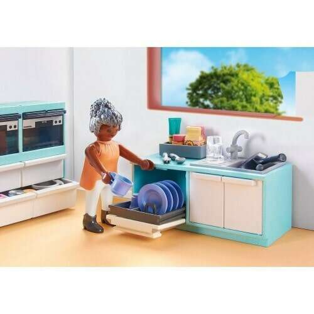 Playmobil Μοντέρνα κουζίνα με τραπεζαρία (71608)