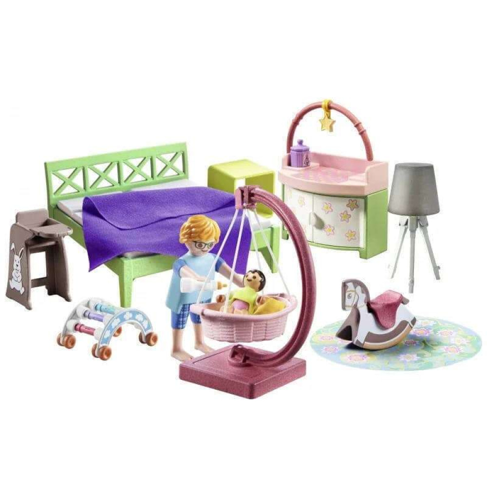 Playmobil Μοντέρνο υπνοδωμάτιο με κούνια (71609)