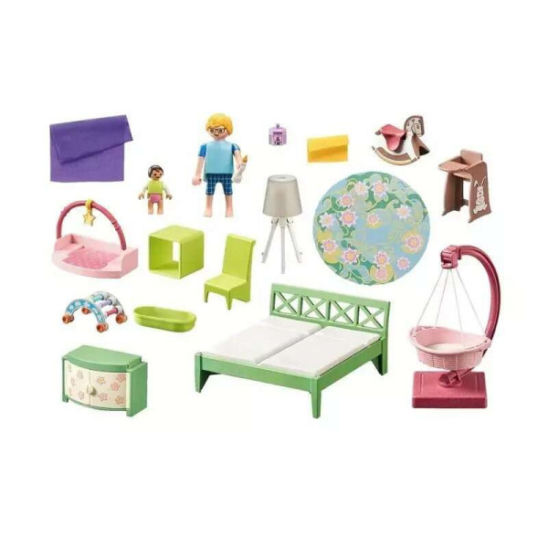 Playmobil Μοντέρνο υπνοδωμάτιο με κούνια (71609)