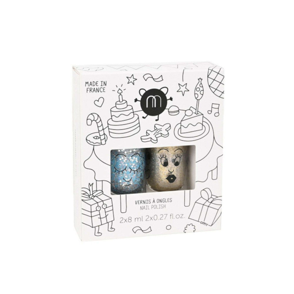Nailmatic Σετ 2 βερνίκια νυχιών Luna + Aurora