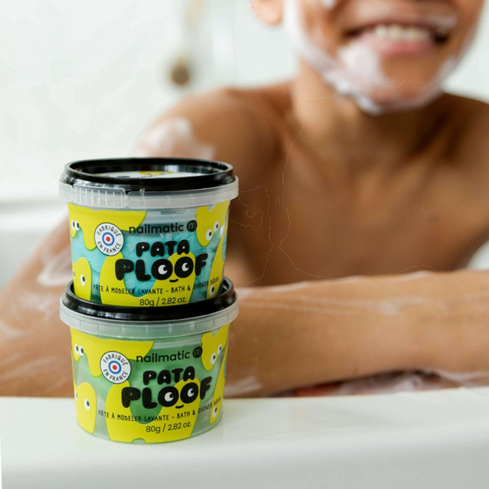Nailmatic Εύπλαστο σαπούνι για μπάνιο και ντουζ Pataploof dough (μπλε)