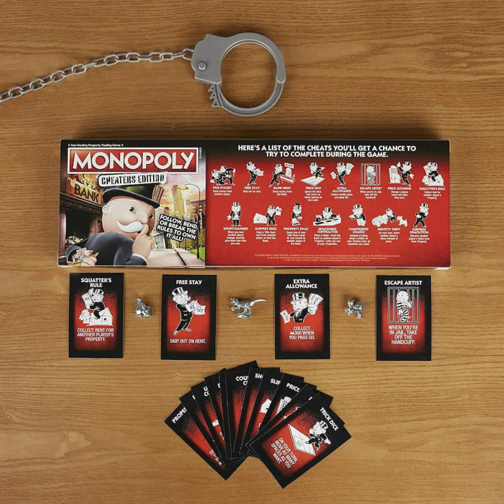Hasbro Επιτραπέζιο Monopoly Της Ζαβολιάς (Cheaters Edition E1871)