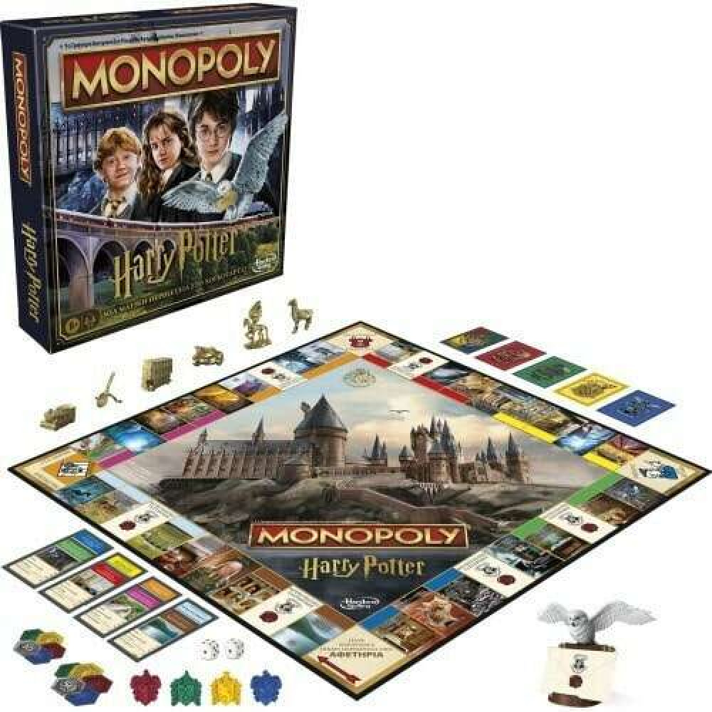 Hasbro Επιτραπέζιο Monopoly: Harry Potter A Magical Adventure at Hogwarts (F9422)