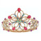 Great Pretenders Χρυσή Τιάρα με Χρωματιστές Πέτρες