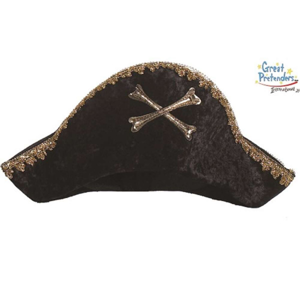 Great Pretenders Καπέλο Πειρατή με Χρυσό Σιρίτι