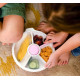 Gobe Snack Spinner Large Sticker Edition (Macaron Blue)