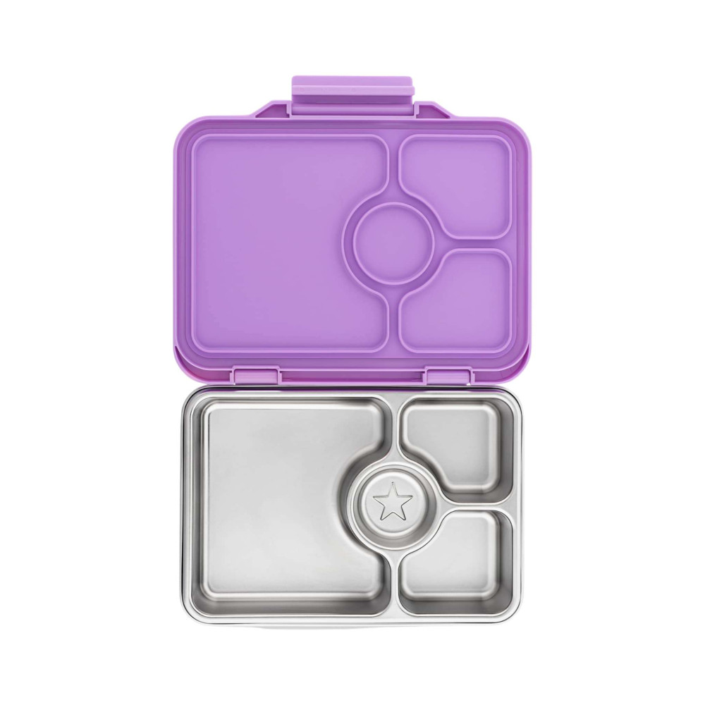 Yumbox Prêt Ανοξείδωτο Φαγητοδοχείο με 4 χωρίσματα (Lavande Purple)