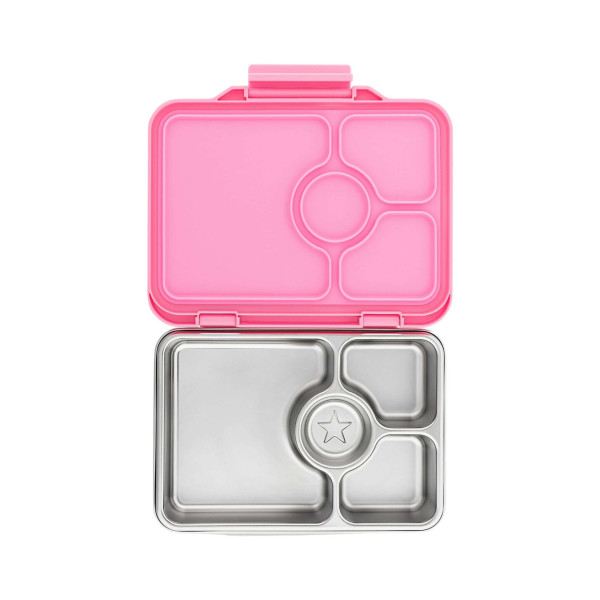 Yumbox Prêt Ανοξείδωτο Φαγητοδοχείο με 4 χωρίσματα (Versailles Pink)