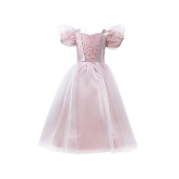 Great Pretenders Στολή Πριγκίπισσα, Ροζ-Χρυσό Μακρύ Φόρεμα 6-8 Ετών