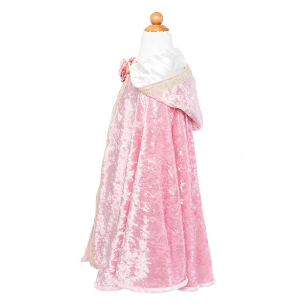 Great Pretenders Κάπα Ροζ Βελουτέ με Τριαντάφυλλο Πριγκίπισσα 6-8 Ετών