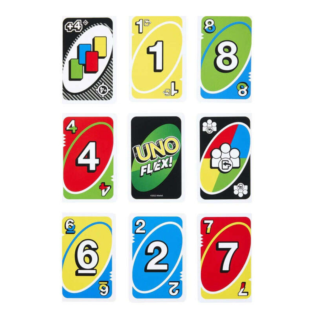 Mattel Uno Flex Επιτραπέζιο Παιχνίδι με Κάρτες (HMY99)