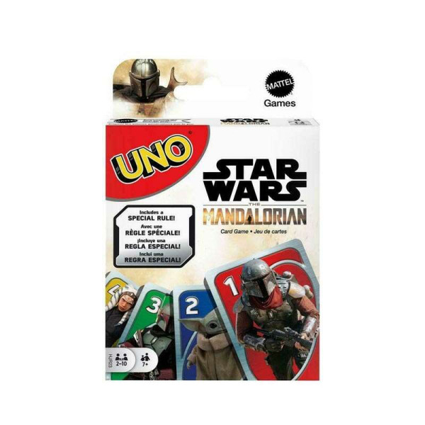 Mattel UNO Star Wars - The Mandalorian Επιτραπέζιο Παιχνίδι με Κάρτες (HJR23)