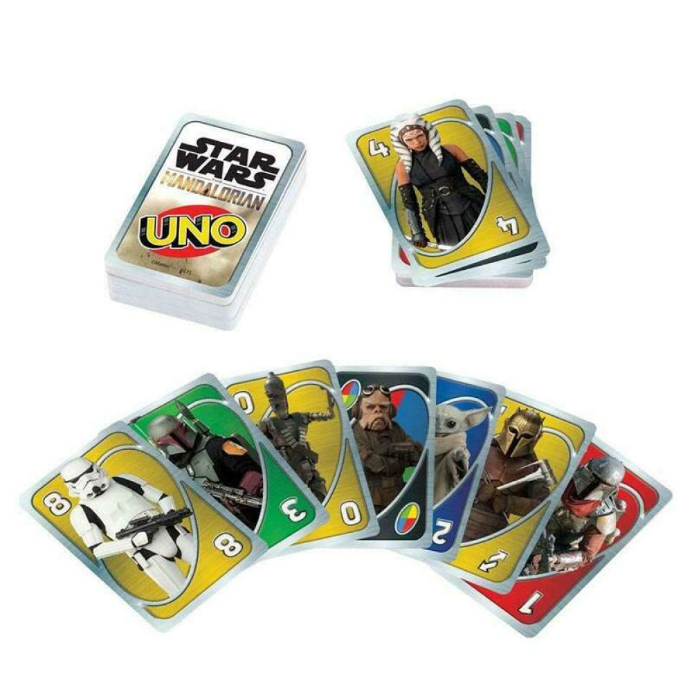 Mattel UNO Star Wars - The Mandalorian Επιτραπέζιο Παιχνίδι με Κάρτες (HJR23)
