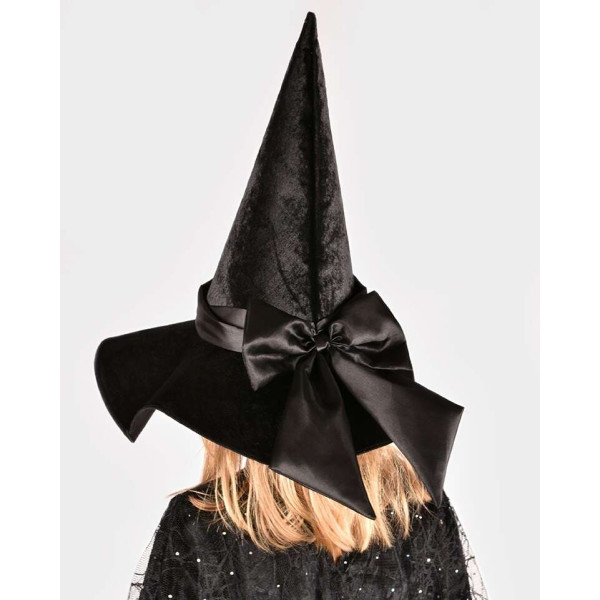 Den Goda Fen Καπέλο Μάγισσας Σατέν με Φιόγκο 44 cm