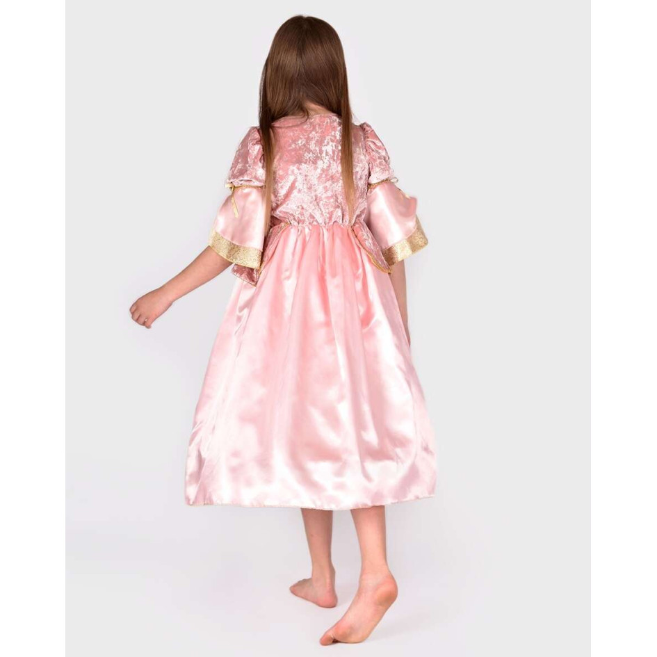 Den Goda Fen Στολή Πριγκίπισσας Royal Pink 4-6 Ετών