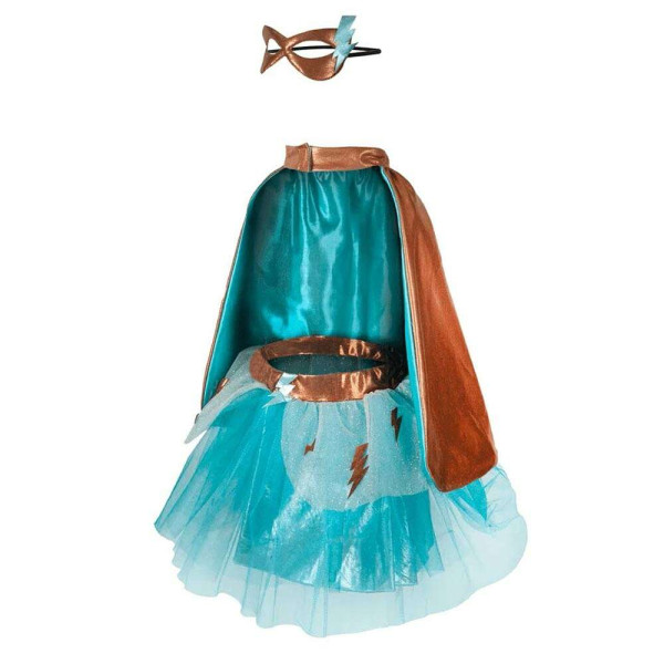 Great Pretenders Στολή με Μάσκα "Σούπερ Ηρωίδα-Ροκ Σταρ" 3-6 Ετών, 3τμχ