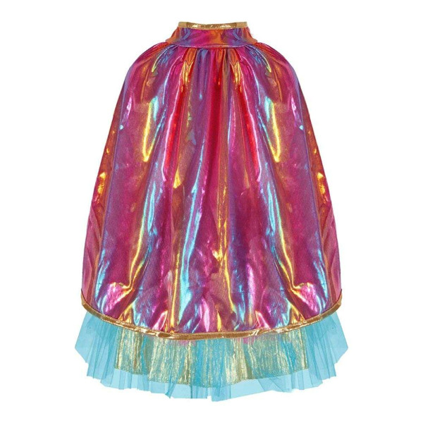 Great Pretenders Στολή Ροζ-Ιριδίζουσα με Μάσκα "Σούπερ Ηρωίδα-Ροκ Σταρ" 3-6 Ετών