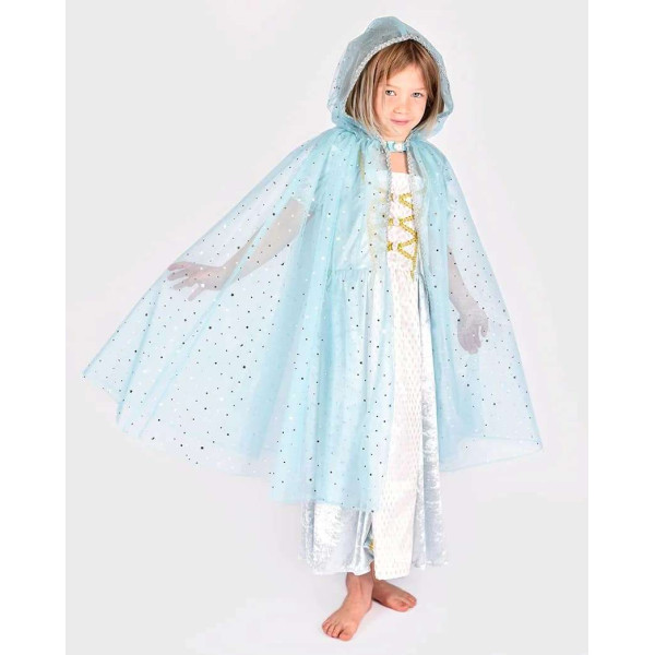 Den Goda Fen Κάπα Πριγκίπισσας Μπλε 3-8 Ετών