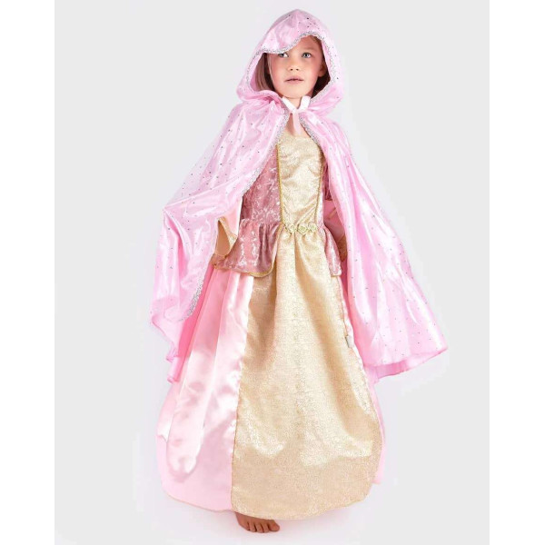 Den Goda Fen Κάπα Πριγκίπισσας Ροζ 3-8 Eτών