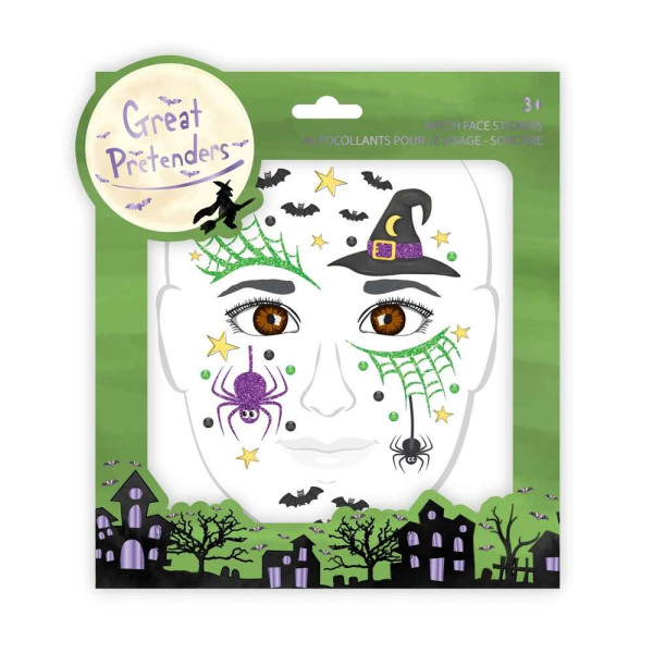 Great Pretenders Αυτοκόλλητα Προσώπου Halloween