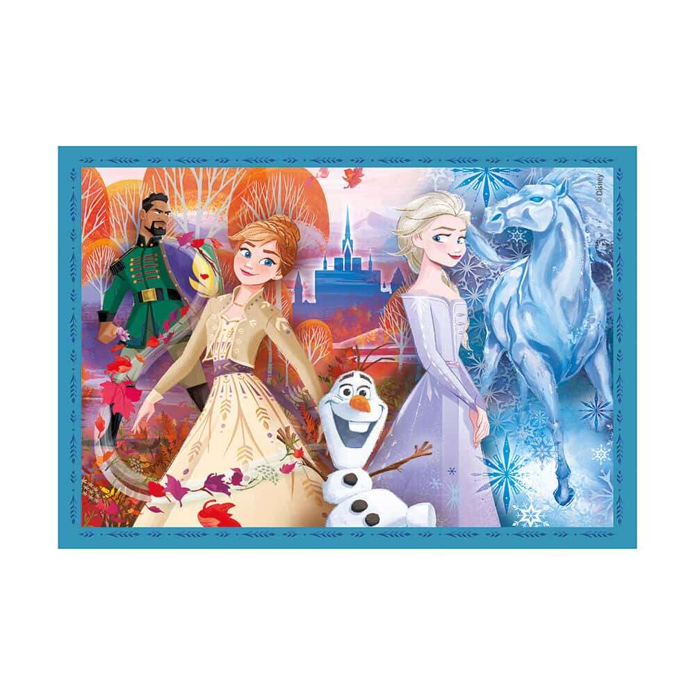 Clementoni Παιδικό Παζλ 4 in 1 Supercolor Disney Frozen II