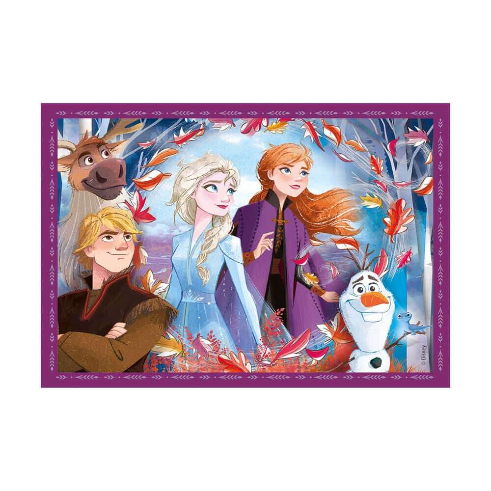 Clementoni Παιδικό Παζλ 4 in 1 Supercolor Disney Frozen II