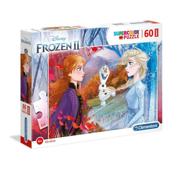 Clementoni Παιδικό Παζλ Maxi Super Color Frozen II (60τμχ)
