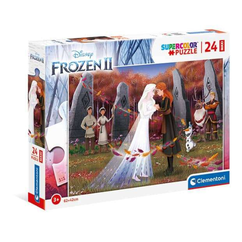 Clementoni Παιδικό Παζλ Maxi Super Color Frozen II (24τμχ)