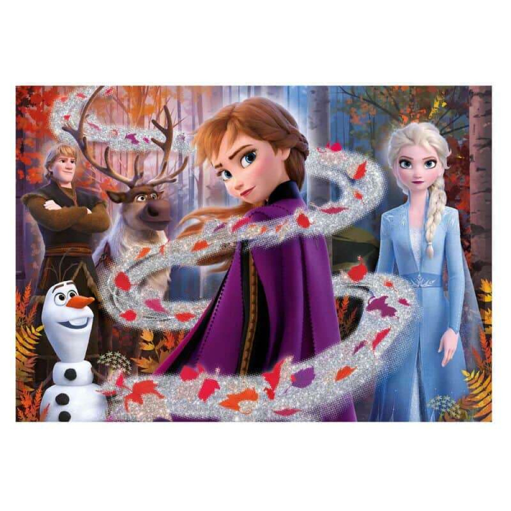 Clementoni Παιδικό Παζλ Super Color Glitter Frozen II (104τμχ)