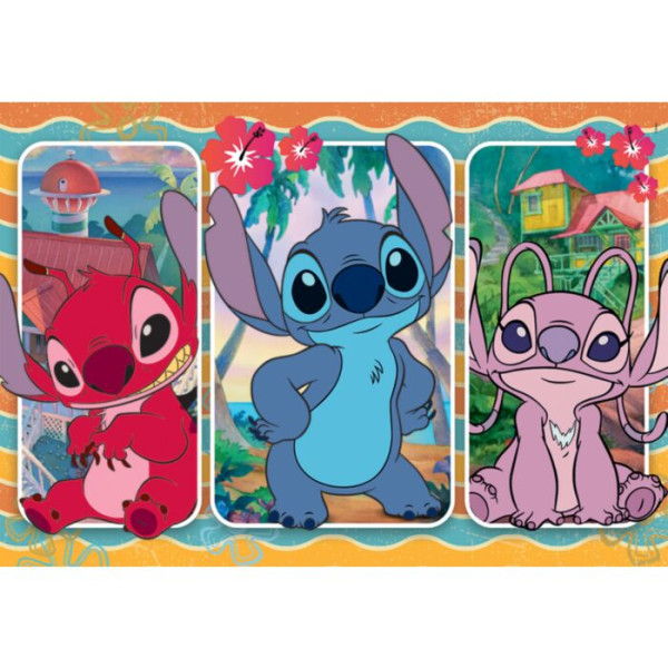 Clementoni Παιδικό Παζλ Maxi Super Color Disney Stitch (24 τμχ)