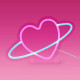 Legami φωτιστικό Neon Effect Led Lamp - It's a Sign Heart