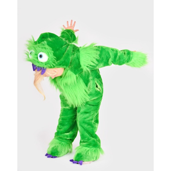 Den Goda Fen Στολή Πράσινο Τέρας με Γουρλωτά Μάτια 3-4 Ετών