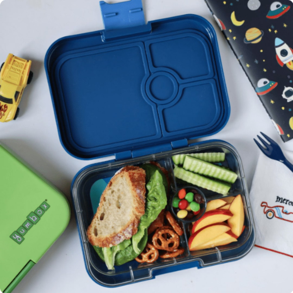 Yumbox Panino Φαγητοδοχείο με 4 χωρίσματα (Monte Carlo Blue - Shark)