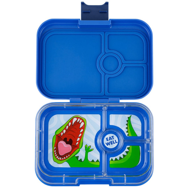 Yumbox Panino Φαγητοδοχείο με 4 χωρίσματα (Surf Blue - Dino)