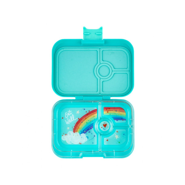Yumbox Panino Φαγητοδοχείο με 4 χωρίσματα (Misty Aqua - Rainbow)