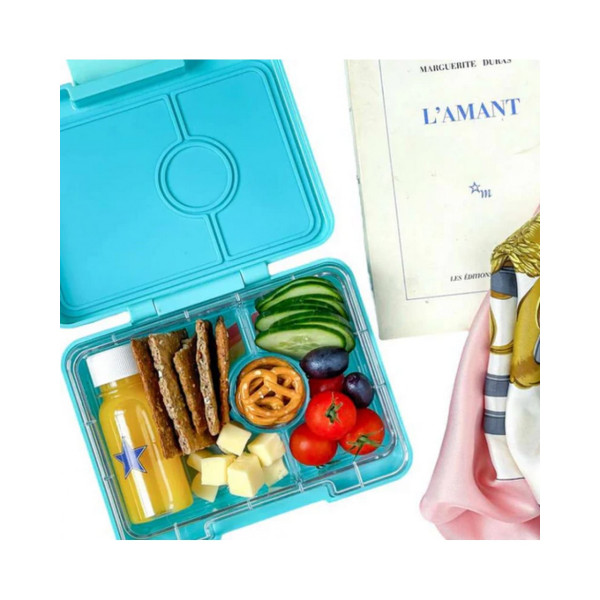 Yumbox Panino Φαγητοδοχείο με 4 χωρίσματα (Misty Aqua - Rainbow)