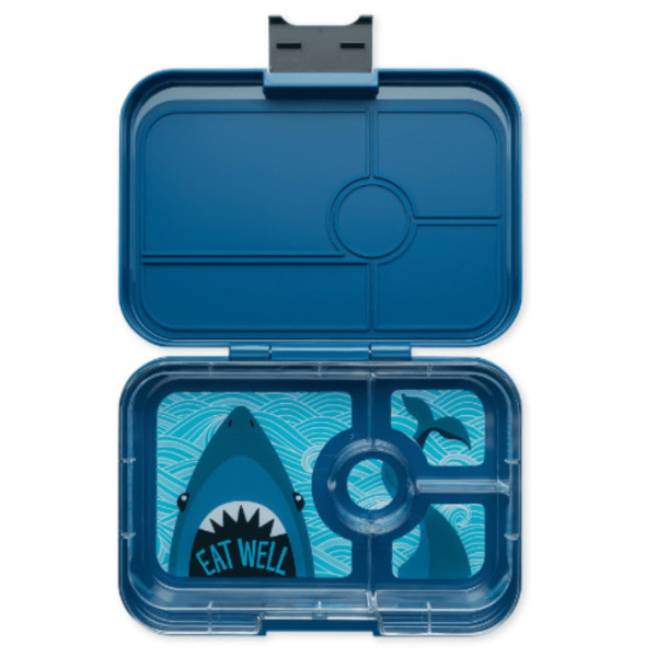 Yumbox Tapas Φαγητοδοχείο με 4 χωρίσματα (Monte Carlo Blue - Shark)