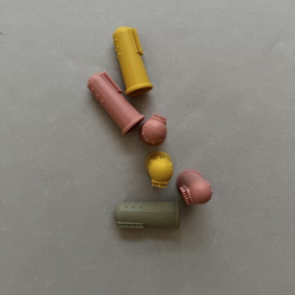 Nok Nok Βρεφική Οδοντόβουρτσα Δακτύλου (Sage)