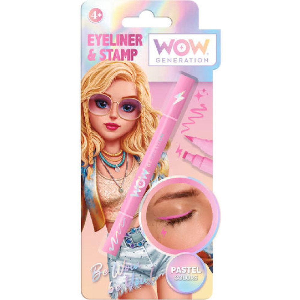 Wow Generation Παστέλ Eyeliner με Σφραγίδα (Ροζ)