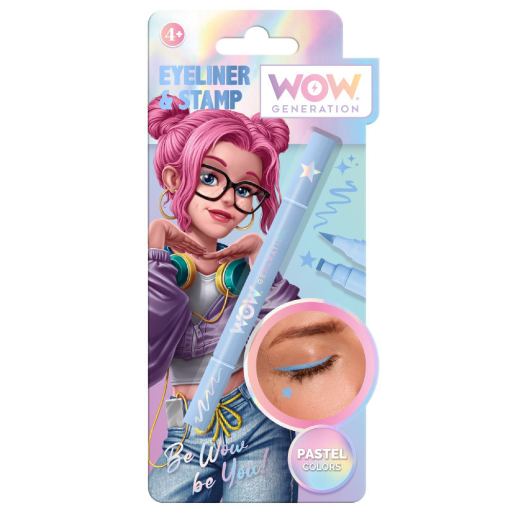 Wow Generation Παστέλ Eyeliner με Σφραγίδα (Γαλάζιο)
