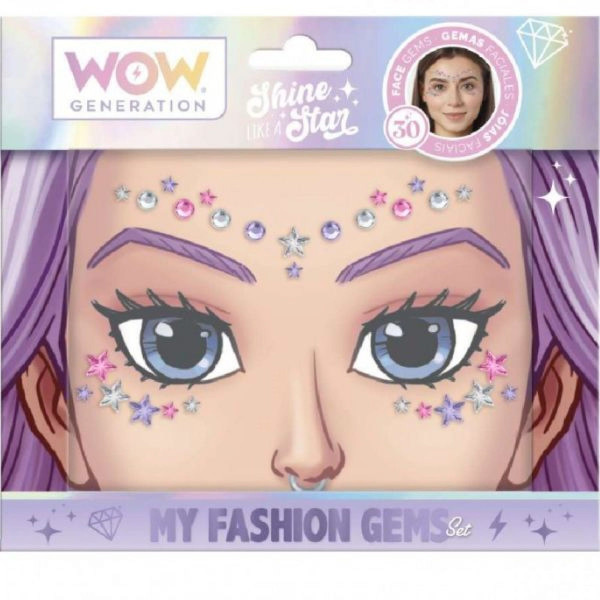 Wow Generation Διακοσμητικά Πετράδια Προσώπου (Σχέδιο 3)