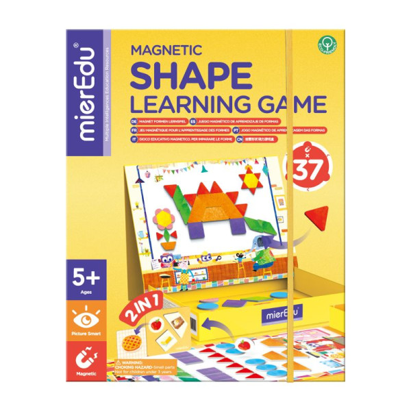 MierEdu Μαγνητικό Παζλ Μαθαίνω τα Σχήματα