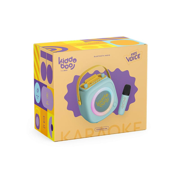 Kiddoboo KidsVoice BT Ηχείο & Μικρόφωνο (Mint)