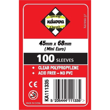 Kάισσα Sleeves 45Χ68 (MINI EURO) 100τμχ (KA111335)